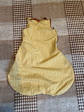 DockATot Yellow Striped Baby Sleep Sack - Lightweight Sleeveless